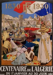 Poster advertising the centenary of Algeria (1830-1930), 1930